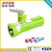 Energy saving plastic multifunction rechargeable led light torches