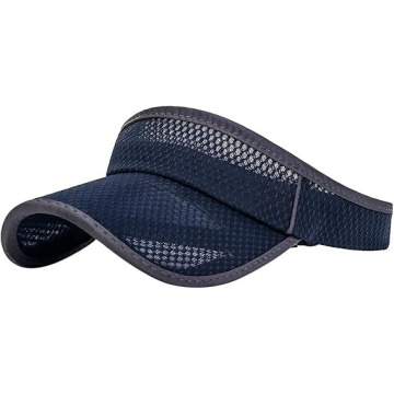 Custom Logo Quick-Drying Running Visor Cap for Unisex Adjustable Sports Visor Cap