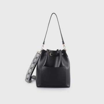 Drawstring PU Leather Bags for Women