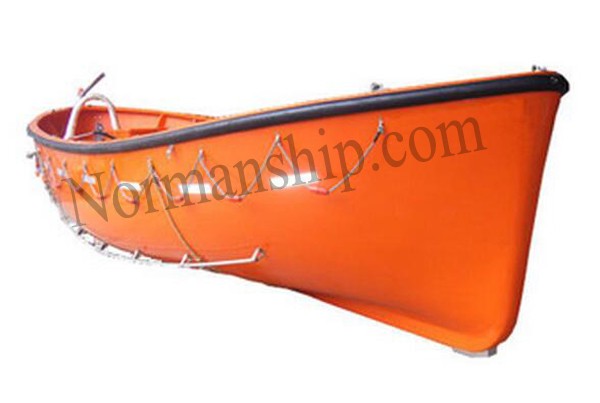 Open Lifeboat fast Rescue Boat 6.5M length Working Boat solas Fiberglass lifesaving boat