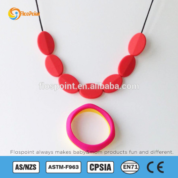 Amber teething anklet Teething Necklace wholesale Safety product innovation baltic amber and gols