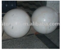 White Granite Stone Ball