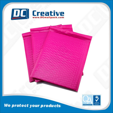 2016Pink Wholesale Customized Shiny Poly Air Bubble Envelope