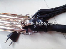 ceramic triple barrel hair curling iron