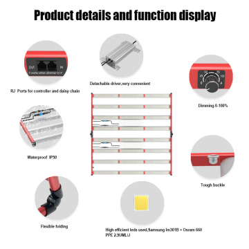 Tinggi daya 800W spektrum penuh LED Lampu tumbuh