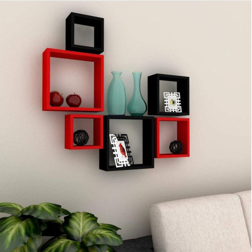 Wood Square Wall Cube Shelves Wall Mount