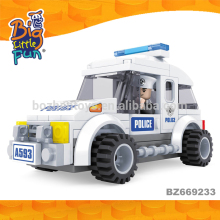 DIY educational police patrol car assembled toy car molds building blocks toys for kids