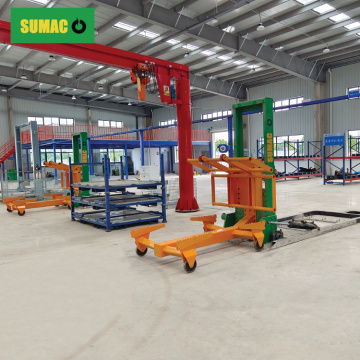 Recycling waste vehicle hydraulic car lifter machine