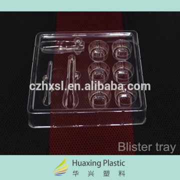 PET transparent plastic tray