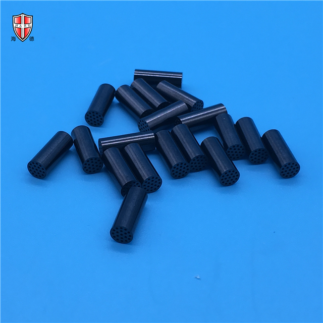 black zirconia porous ceramic tube filter