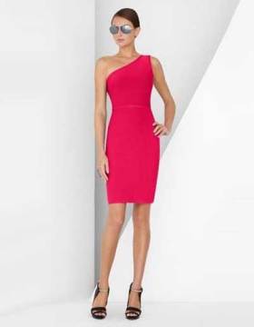 Wholesale One-Shoulder Fitted Dress