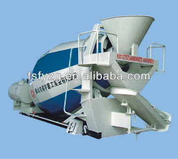 concrete mixer truck with pump