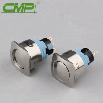 Vandal Proof Metal Pushbutton Momentary Switch