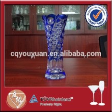 Luxury big handblown colored glass vases