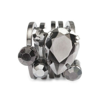 Fake Diamond Ring Silver Ring 1201-QQ