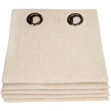 Blackout Curtains: Fashionable Faux Linen Fiber Curtains from Pakistan