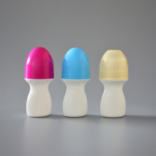 Refillable Plastic Roll-On Deodorant Bottle, 50ml - Empty Cosmetic Container