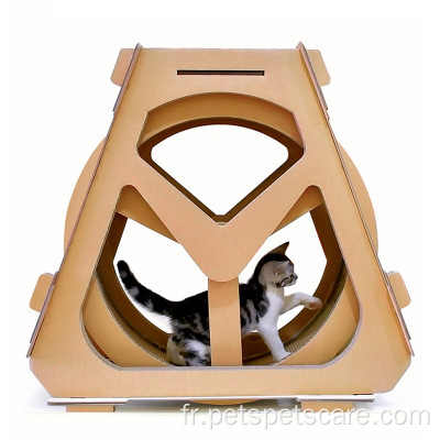 Protection de l'environnement Cat Wheel Toys Chat Exercice Wheel