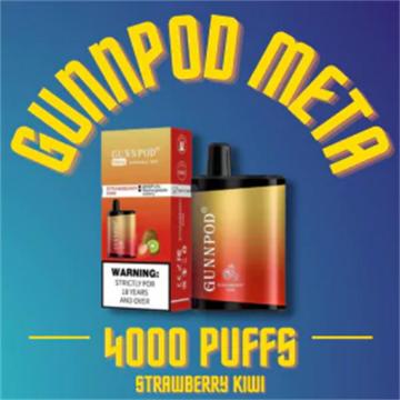 Australiano Gunnpod Meta 4000 Vape descartável