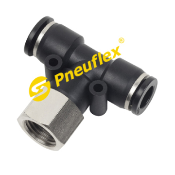 Pbf Female Branch Tee Npt Thread Pneumatic Fitting?