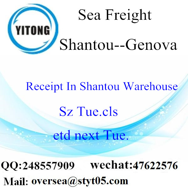 Shantou Port LCL Consolidation To Genova