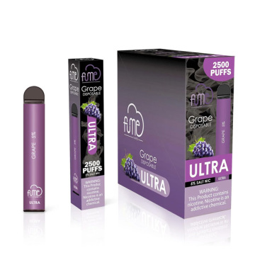 Fume de stylo vape jetable ultra 2500 bouffée