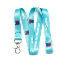 Hot custom design double-sided logo neck lanyard