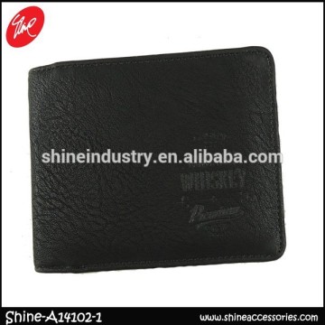 Black Leisure Men PU Wallet