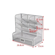 Metal stationery storage rack marker pen storage rack