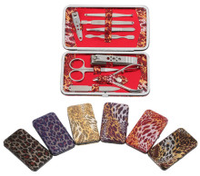 Leather Bag Manicure Pedicure Set