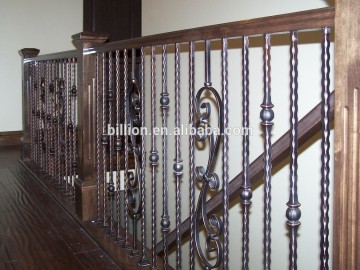 New interior stair steel rails design