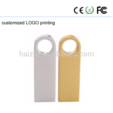 Promotional Gift Metal Card USB 2.0 thumb drive with logo