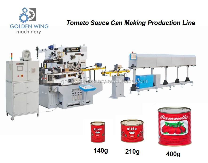 Automatic 1-5L Chemical Paint Tin Can  Making Machine
