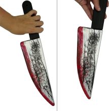 Fake Knife With Fake Blood Prop
