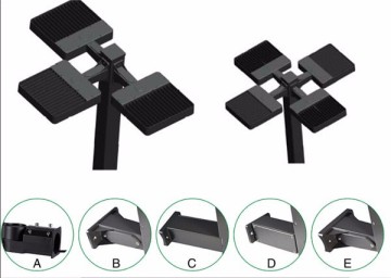 strong lighting for parking lot led lamp round/square pole max300w