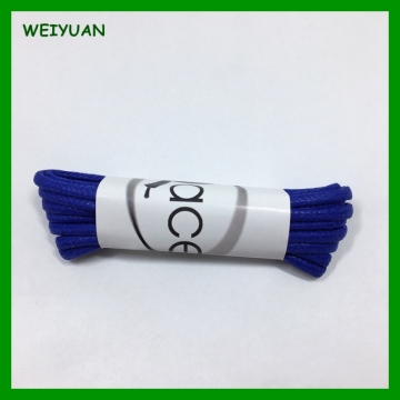 Multicolored cotton waxed shoestring manufacturer