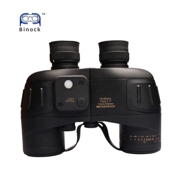 High Power 10x50mm Telescope Rangefinder Compass Floating Marine Binoculars for Moon and Stargazing