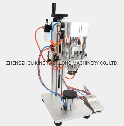 Factory Price Hot Sale Semi-Automatic Pneumatic Perfume Crimp Capping Machine