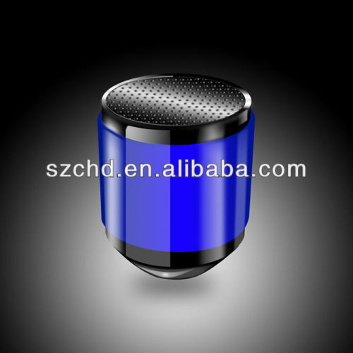 Bluetooth mini speaker with both wireless and 3.5mm radio jack connection with CE, RoHs, FCC