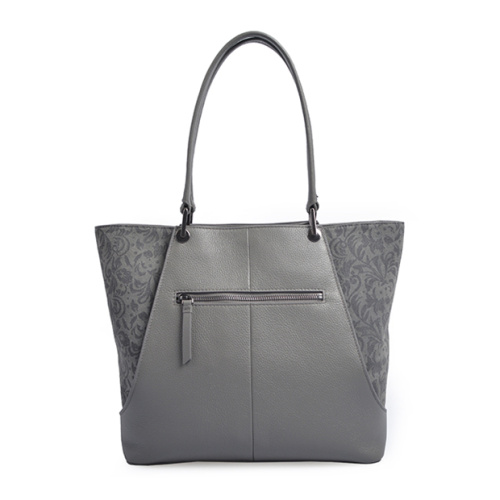 Cabata Leopard-Embossed Leather Tote Bedford leather Bag