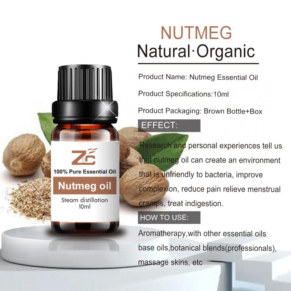 Pure Nut Nuez moscada esencial Aceite de extracción esencial Nuez Única