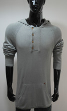 Hot sell men's plain hooded sweaters