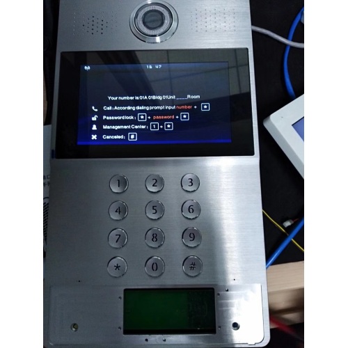 Bangunan Pangsapuri IP Video Pintu Telefon India