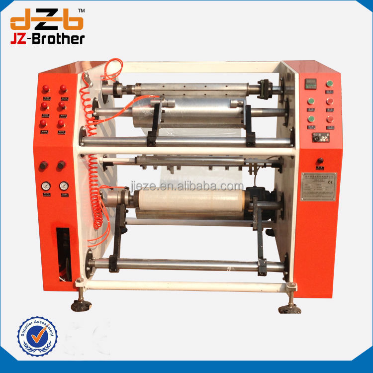 Semi-auto Pre-stretch Stretch Film Small Roll Slitter Rewinder