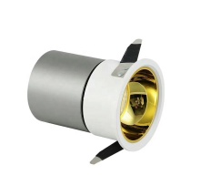 Antiglare LED Recessed Downlight with Gold Reflector