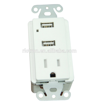 Residential Application USB Plug Base (RC661) with UL Approval