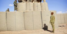 Gabion box for Sentry tower protection