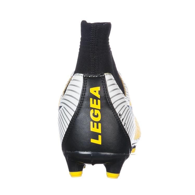 China Supplier Comfortable Outsole Training Yellow Custom Outdoor High Top Football Shoes Soccer Boots