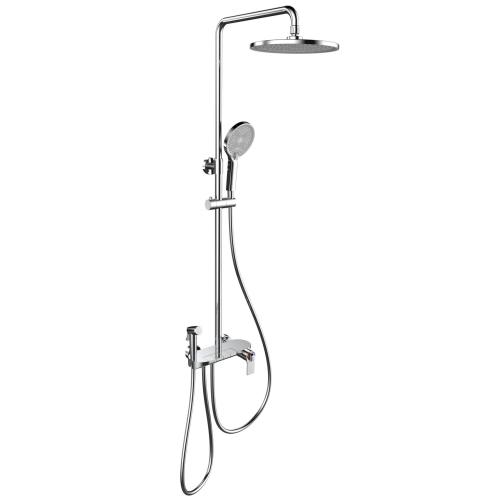 Solid Brass Exposed Bath Shower Faucets For Bathroom