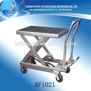 1000LB single shear type flatform hydraulic lifting table cart